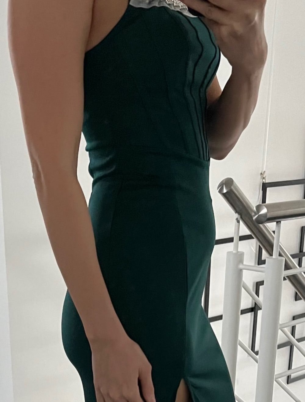 Tube Kleid mit Schlitz