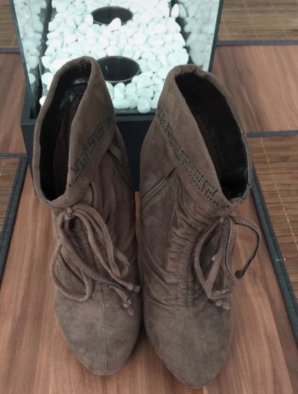 Stiefeletten / Heels braun 36