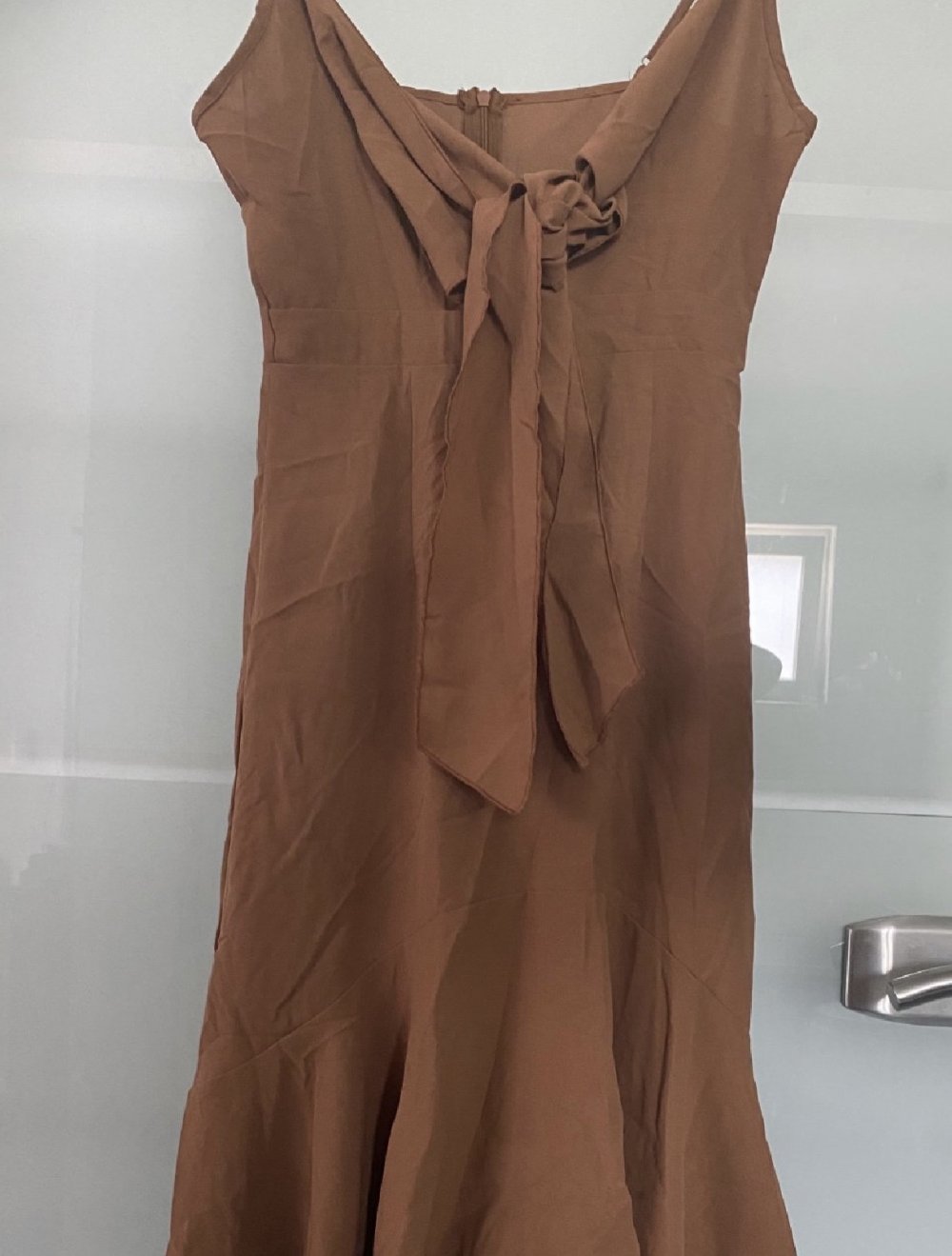 Cami Kleid rostbraun