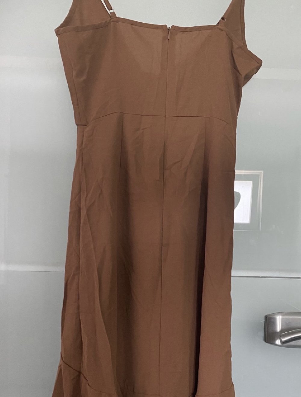 Cami Kleid rostbraun
