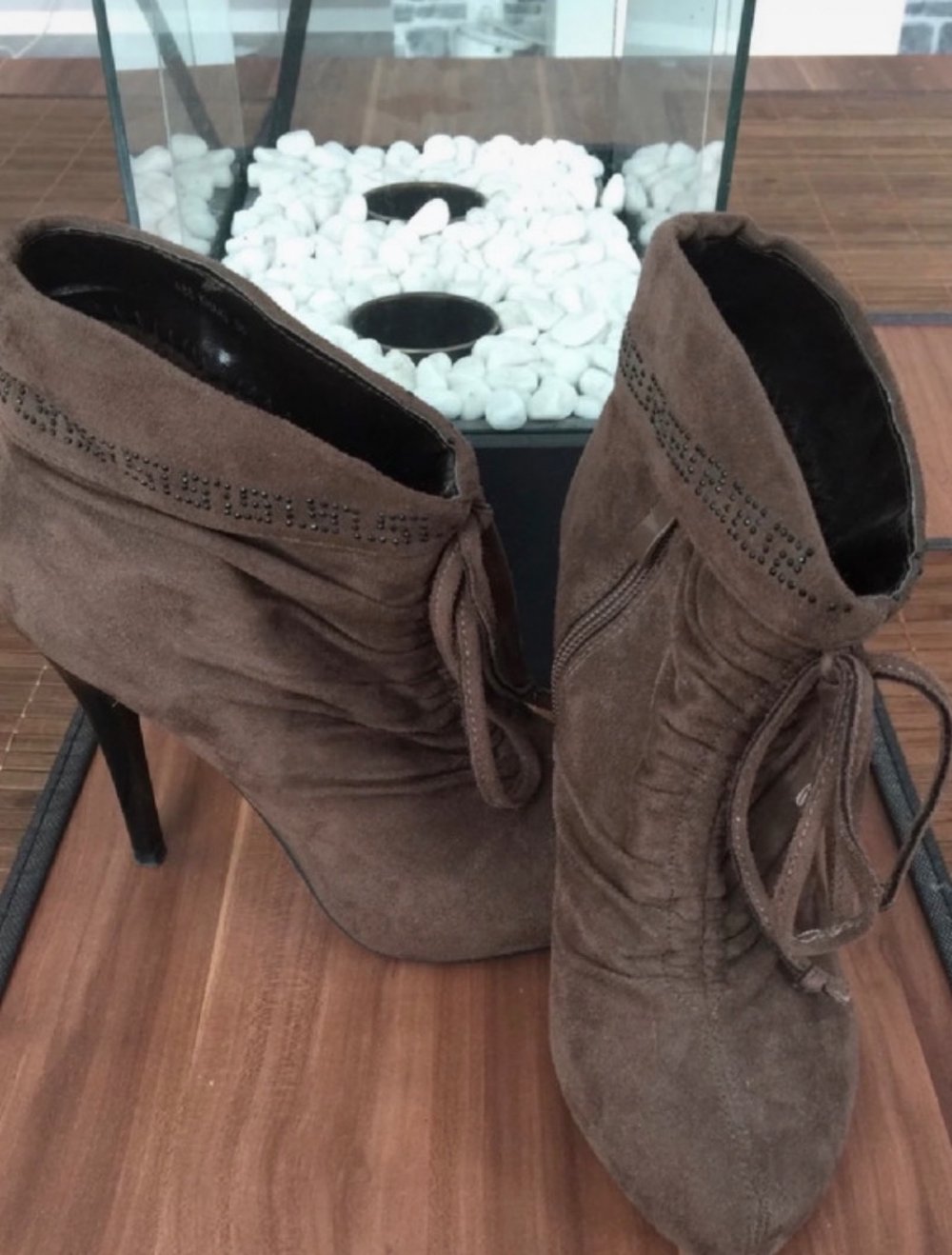 Stiefeletten / Heels braun 36