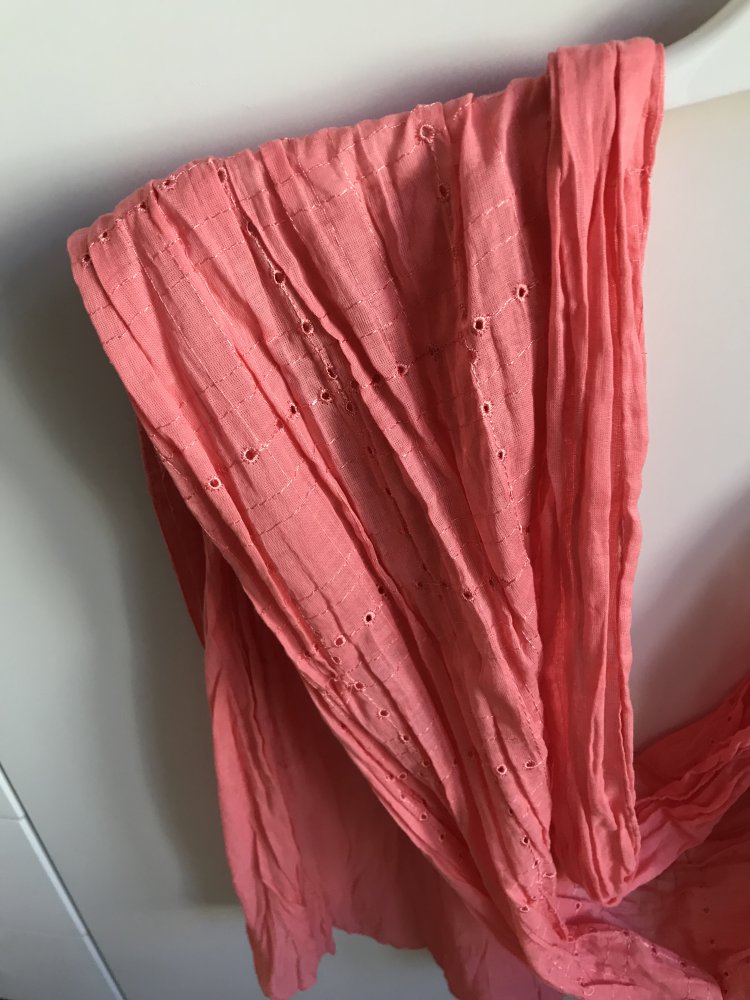 Tuch Schal dünn korallrot von H&M