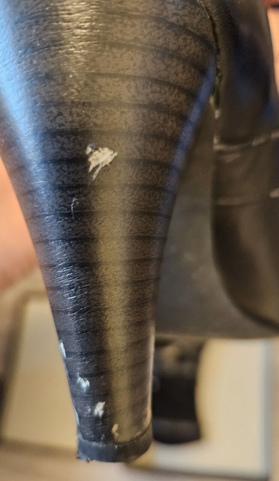 Trendy Damen Stiefelette (Tamaris) Gr. 39 black Absatzhöhe 28 mit Fellbesatz