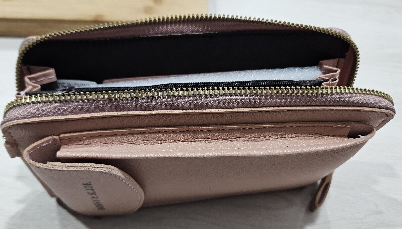 BONNY & SLIDE Geldbörse Damen - Vegan - Handy Umhängetasche rosa (NEU)