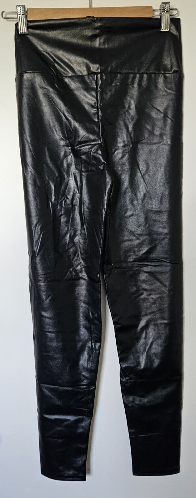 High Waist Leggings Lederoptik Gr. L (MELLIEX) NEU/OVP schwarz