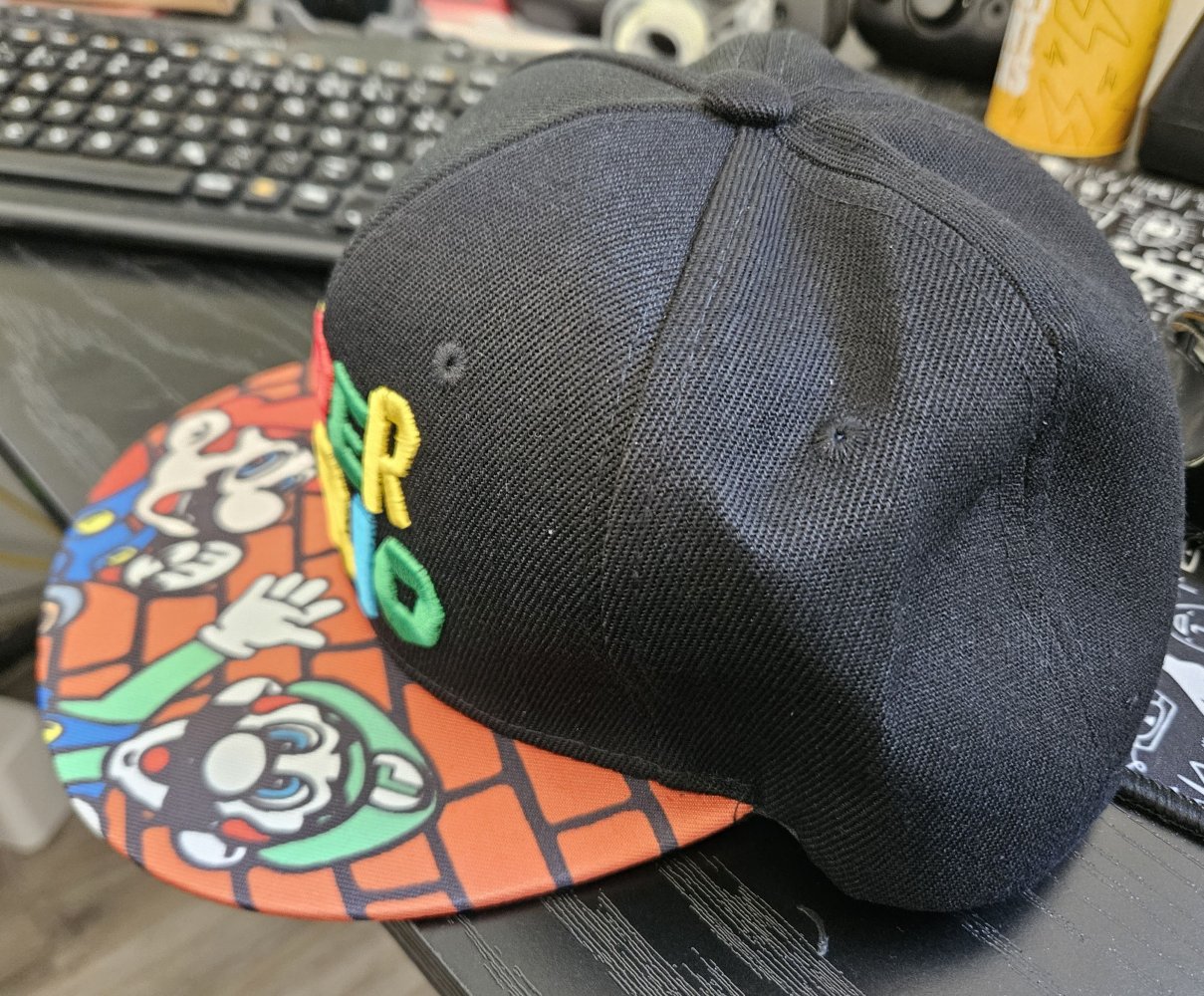 Kinder Baseballcap Mütze Kappe Super Mario (NEU) Luigi Umfang bis 56cm