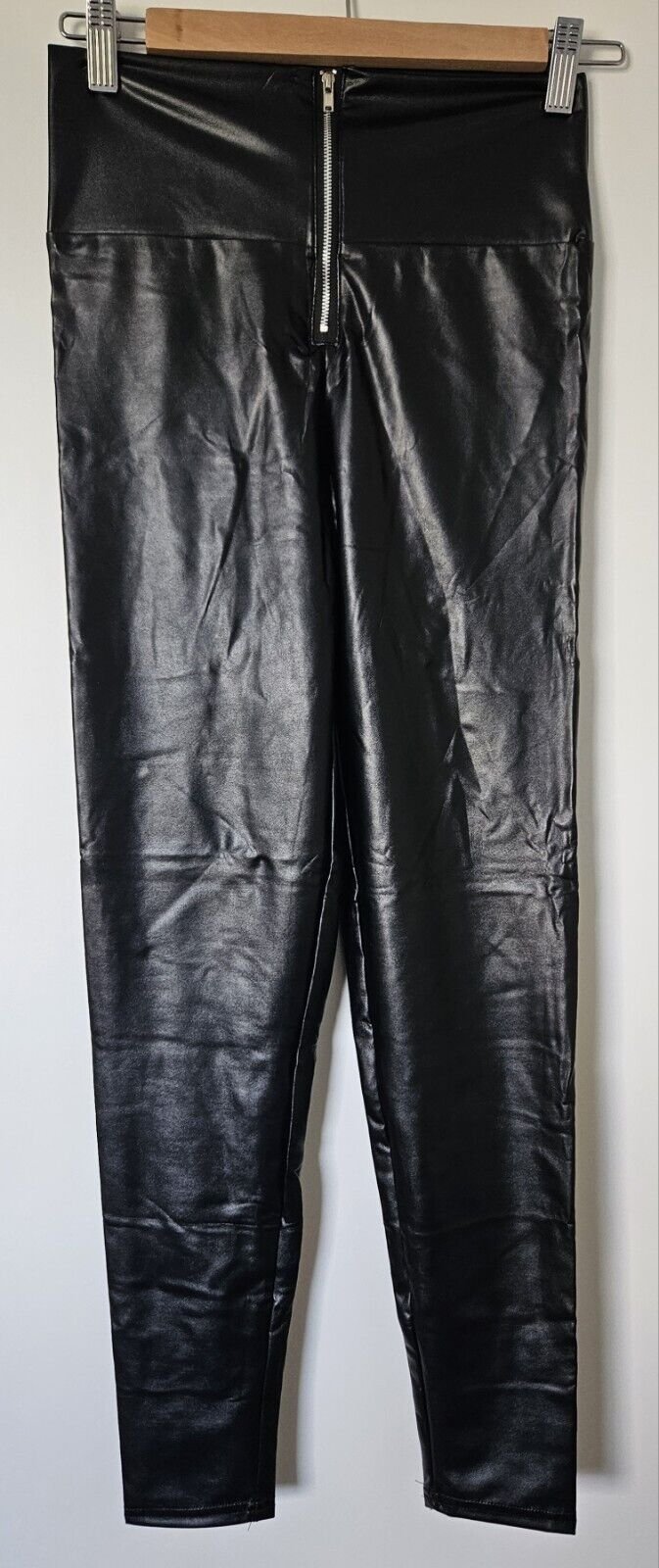 High Waist Leggings Lederoptik Gr. L (MELLIEX) NEU/OVP schwarz