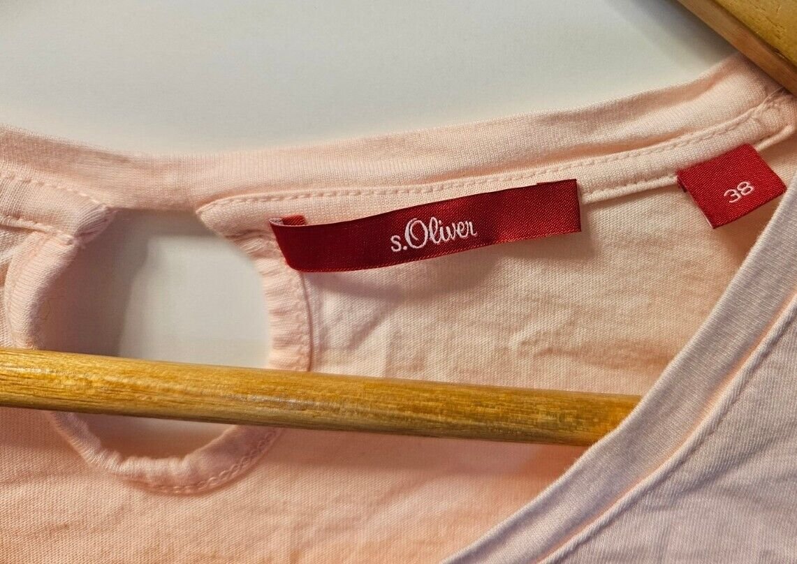 Damen T-Shirt Oberteil Gr. 38 (s.Oliver) kurzarm