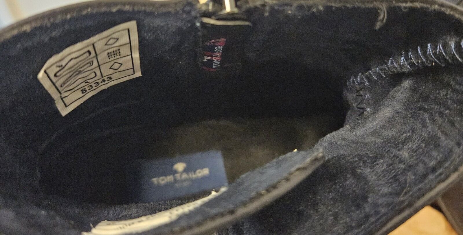 Trendy Damen Stiefelette (Tom Tailor) Gr. 39 black Absatzhöhe 6cm