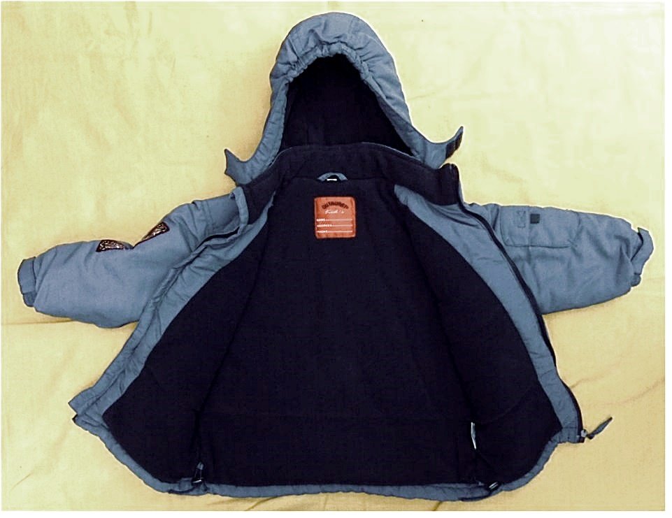 Winter-Jacke von Outbrust für Jungen , Farbe blau , Gr. 98