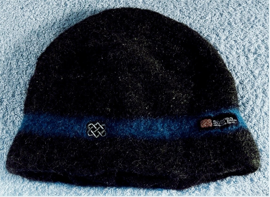 Sherpa-Kinder-Mütze aus Nepal - 100 % Wolle