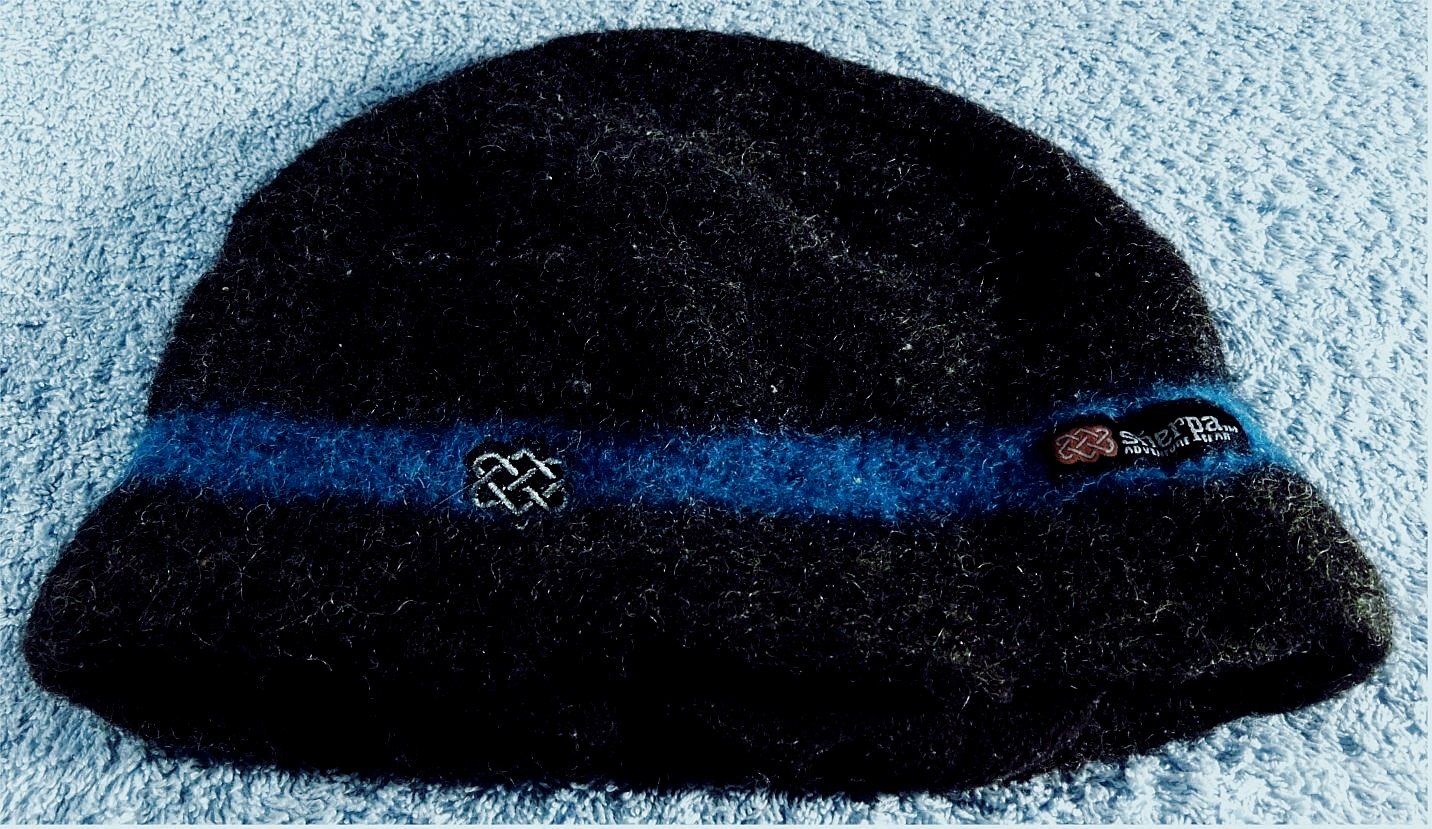 Sherpa-Kinder-Mütze aus Nepal - 100 % Wolle