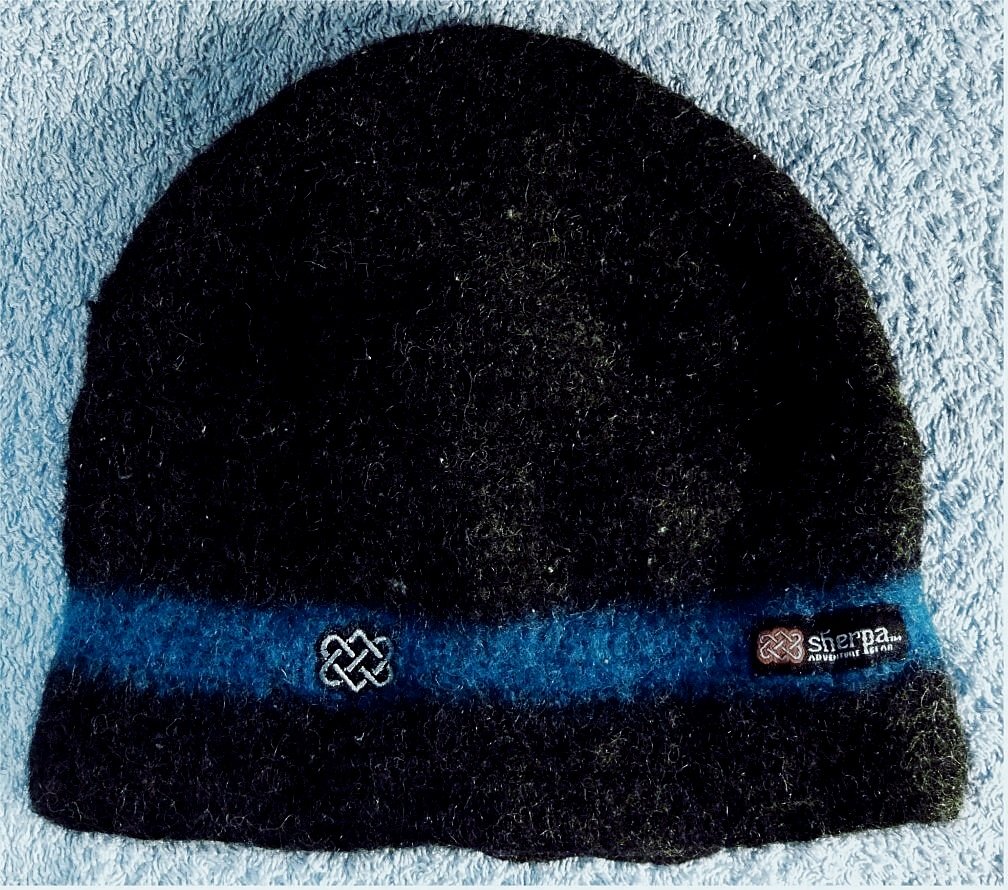 Sherpa-Kinder-Mütze aus Nepal - 100 % Wolle