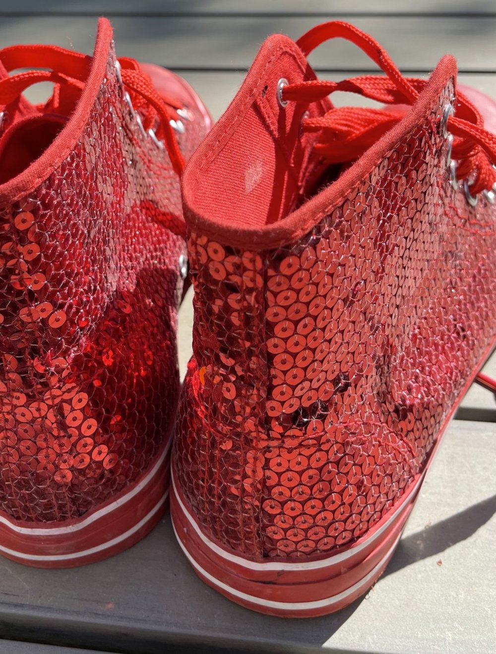 BUFFALO Pailletten SNEAKER Chucks Gr. 40