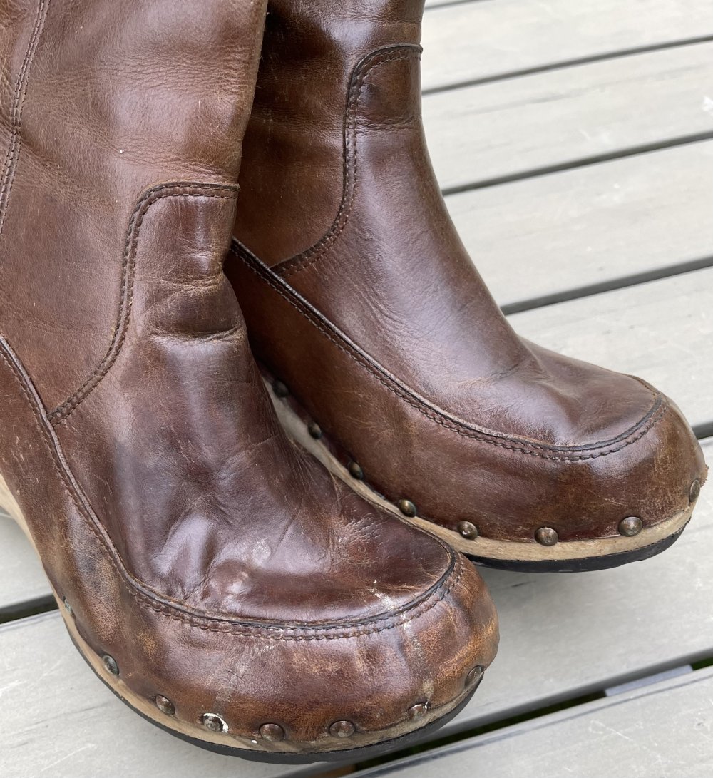 BRONX Clogs STIEFEL braun VINTAGE Gr. 40