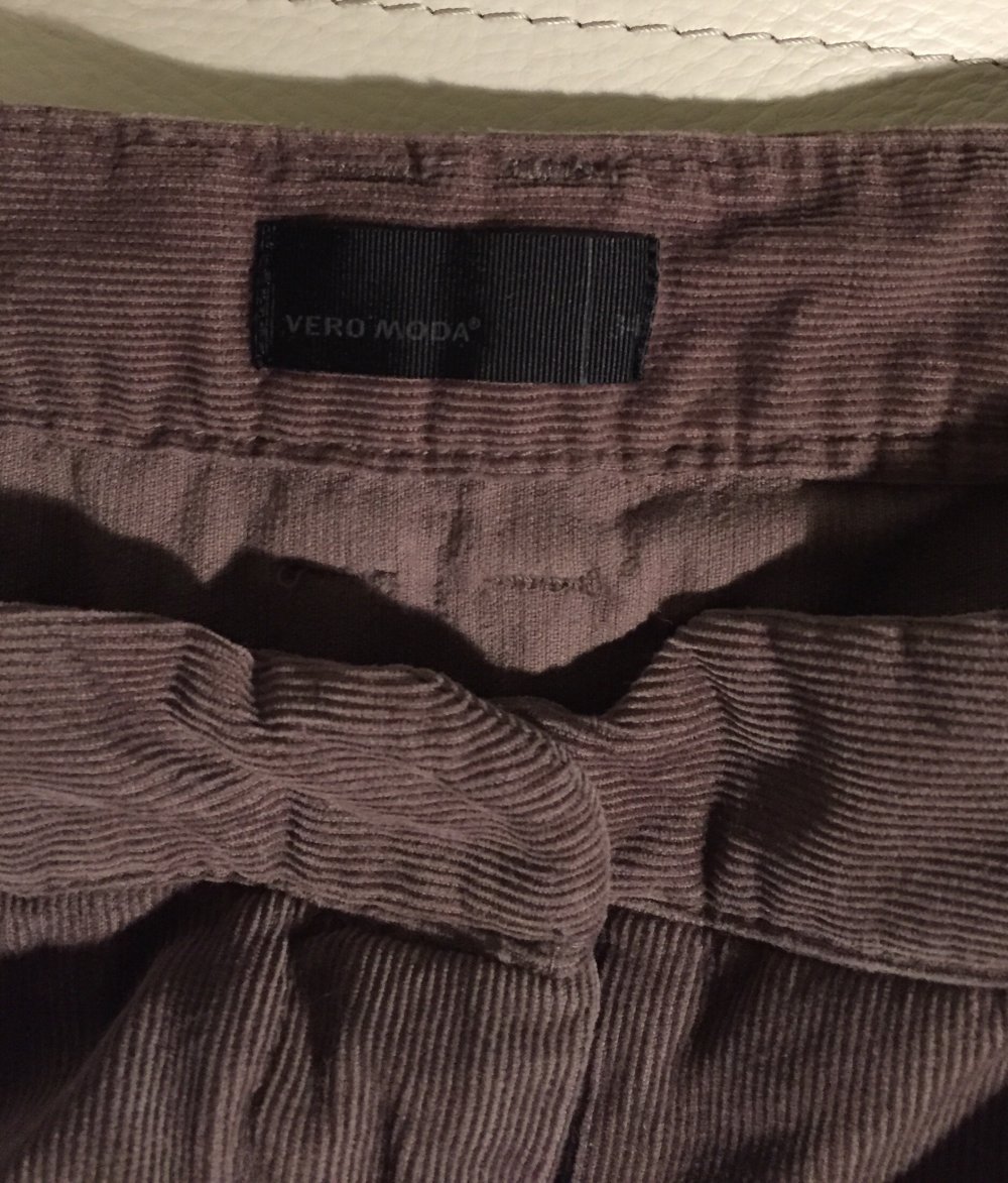 VERO MODA Cord Shorts braun Gr. 34