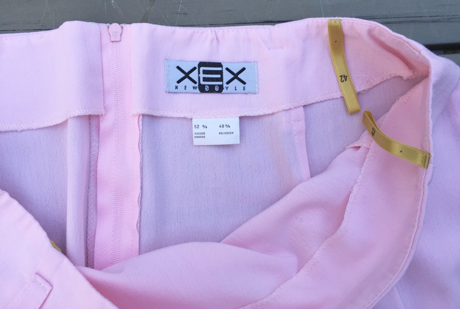 XeX Minirock ROCK Röckchen rosa Gr. 38