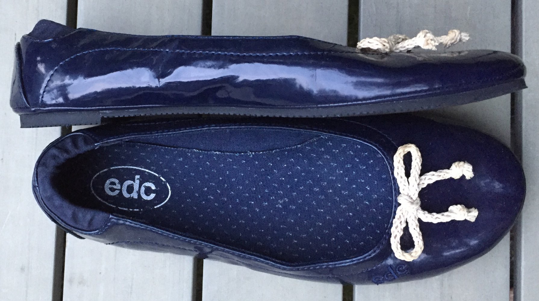 ESPRIT Lackballerinas BALLERINA maritim SAILOR Gr. 41