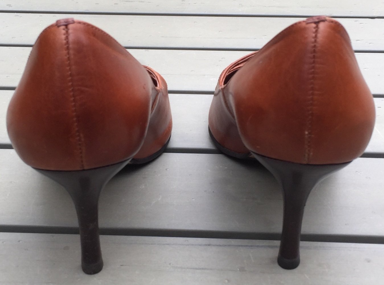 BUFFALO Pumps Riemchen braun Gr. 41