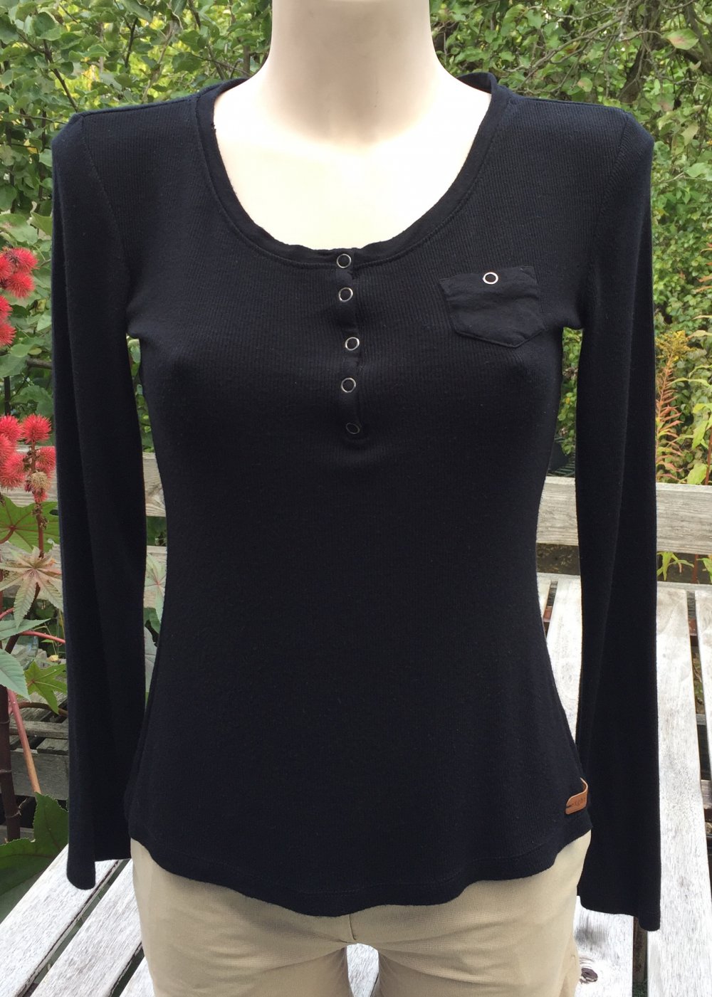 RIPPSHIRT Longsleeve EIGHT2NINE Henleyshirt Gr. S