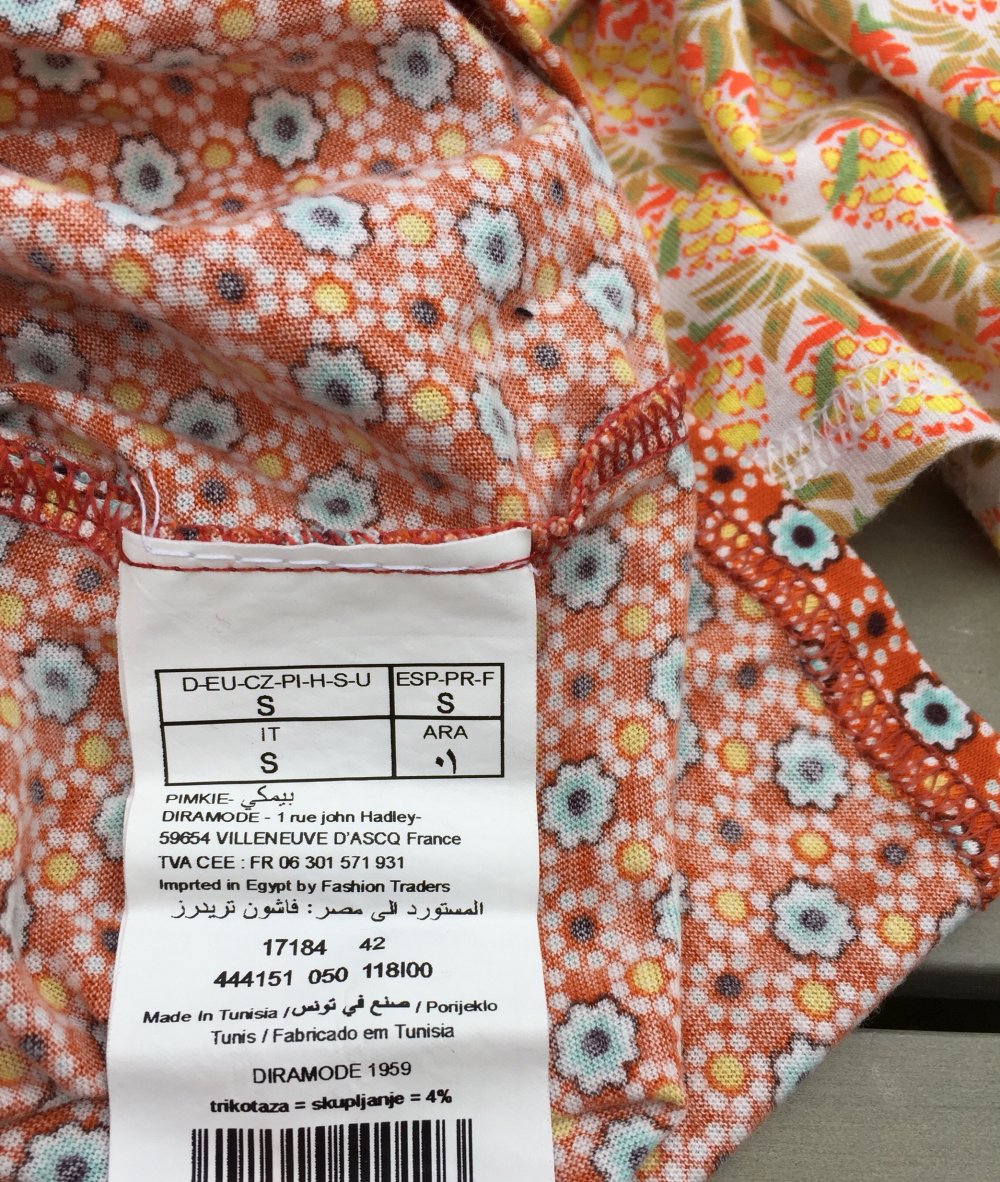 PIMKIE Bandeau TOP Mille Fleur Gr. S