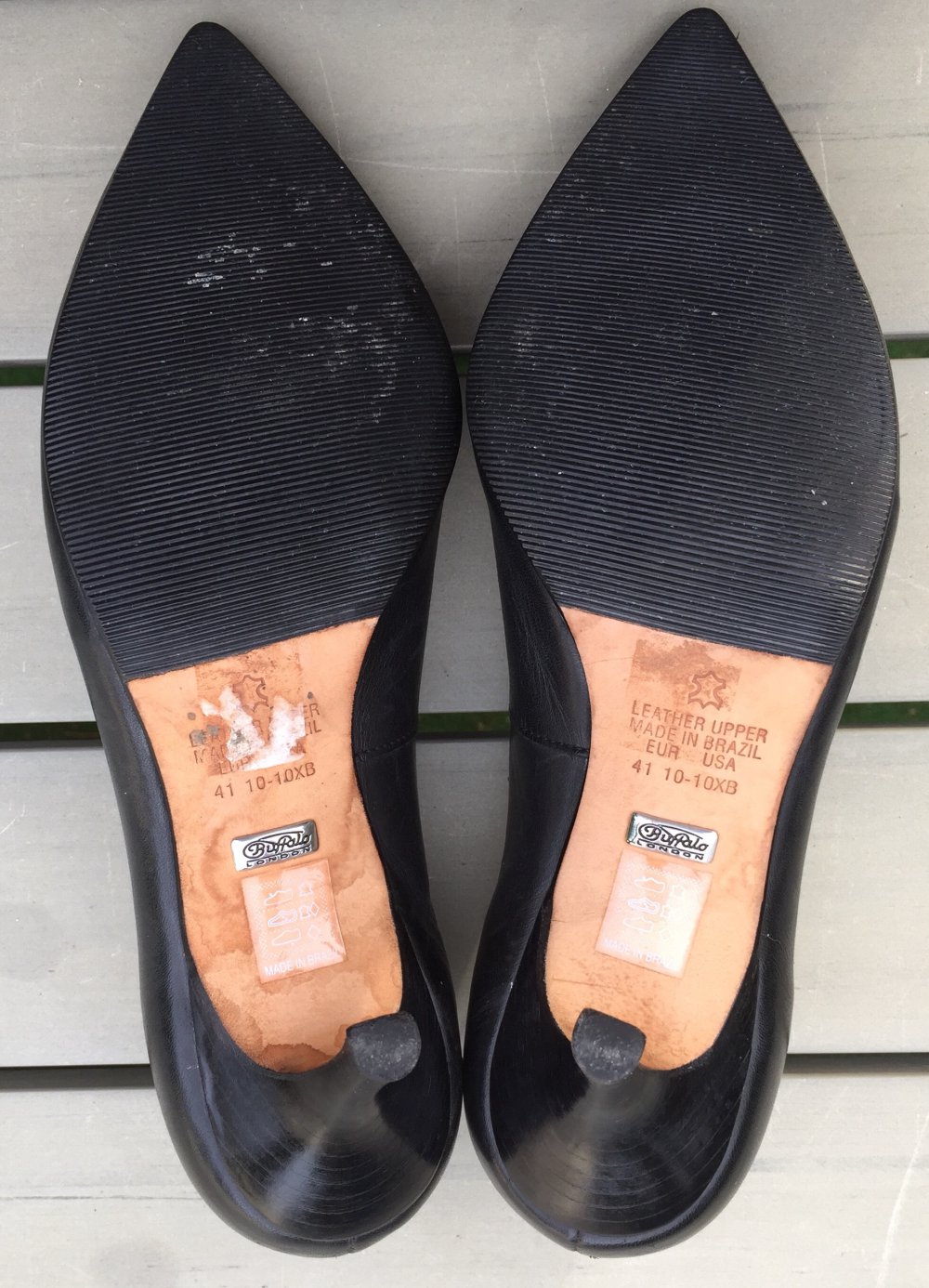 BUFFALO Pumps Riemchen schwarz Gr. 41