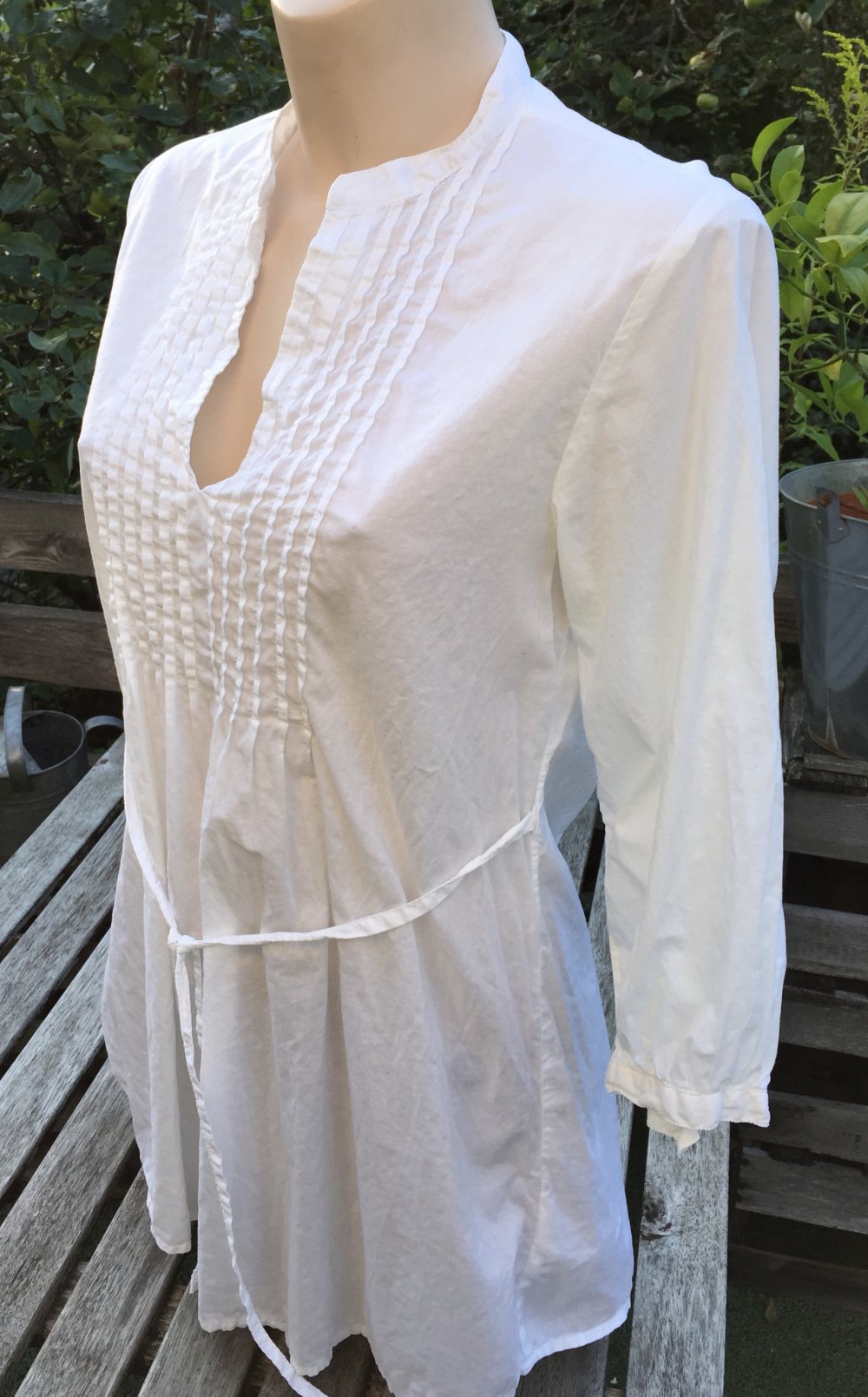 MAX & Co. TUNIKA BLUSE weiß Gr. 38