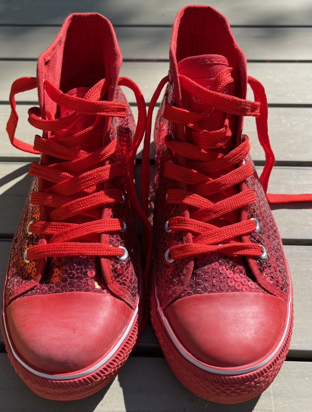 BUFFALO Pailletten SNEAKER Chucks Gr. 40