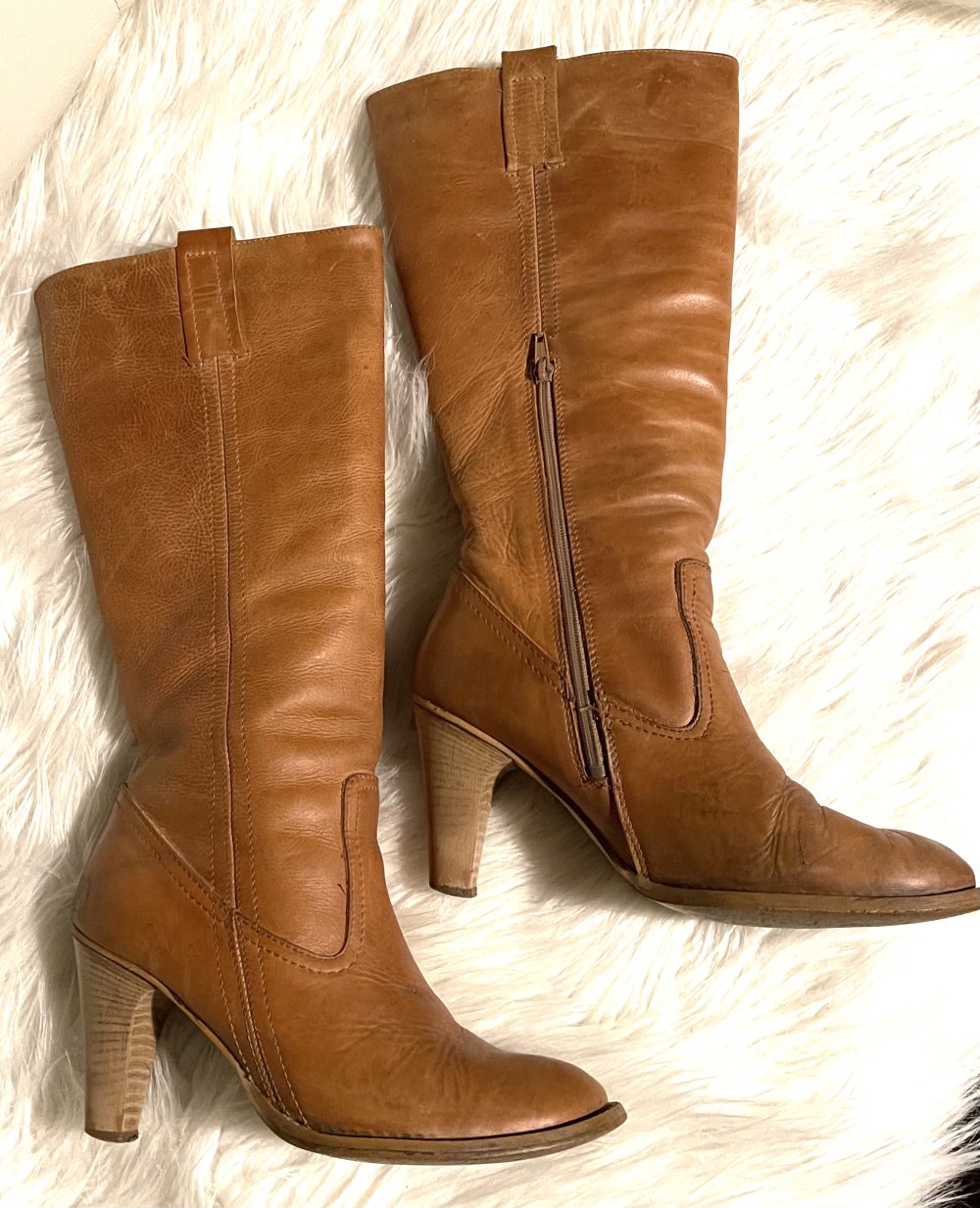 Lavorazione Artigiana VINTAGE STIEFEL Hippie LEDERSTIEFEL