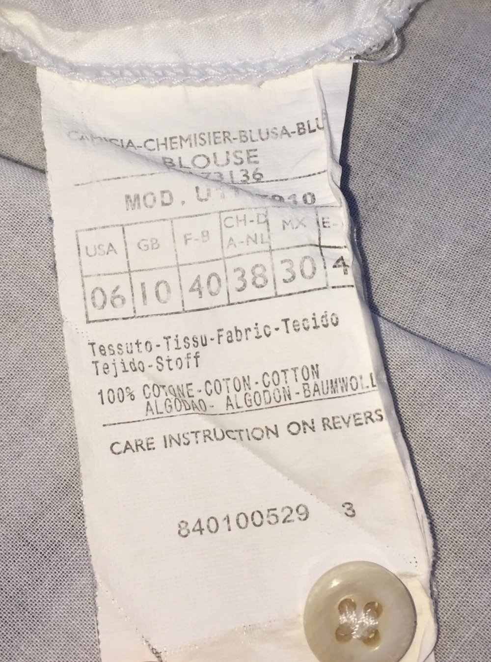 MAX & Co. TUNIKA BLUSE weiß Gr. 38