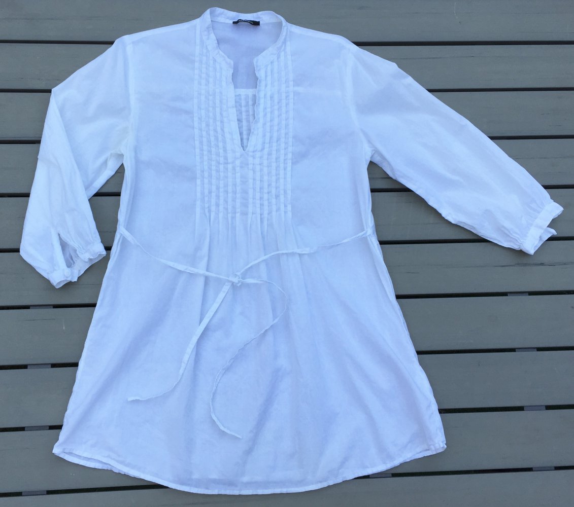 MAX & Co. TUNIKA BLUSE weiß Gr. 38