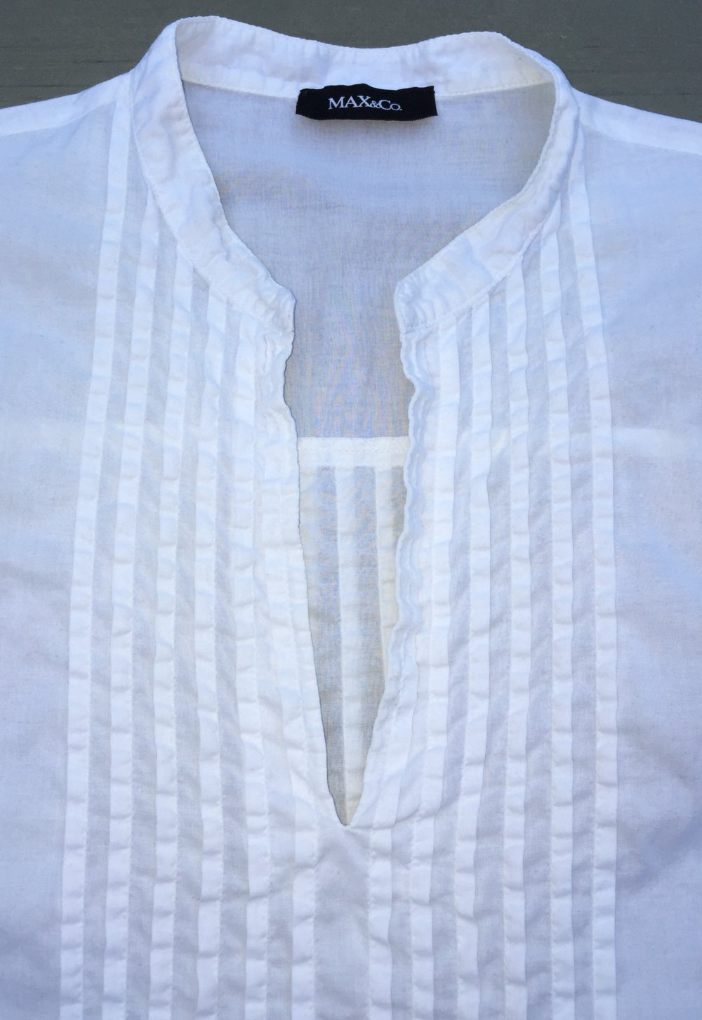 MAX & Co. TUNIKA BLUSE weiß Gr. 38