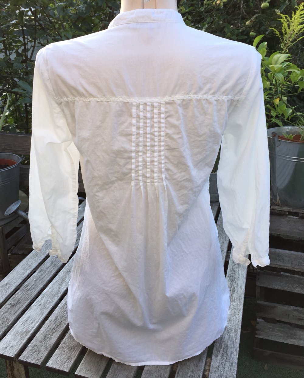 MAX & Co. TUNIKA BLUSE weiß Gr. 38