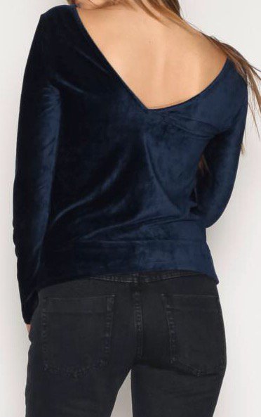 NEU: VERO MODA Longsleeve Top dunkelblau Gr. M