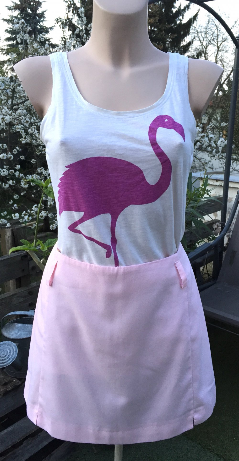 XeX Minirock ROCK Röckchen rosa Gr. 38