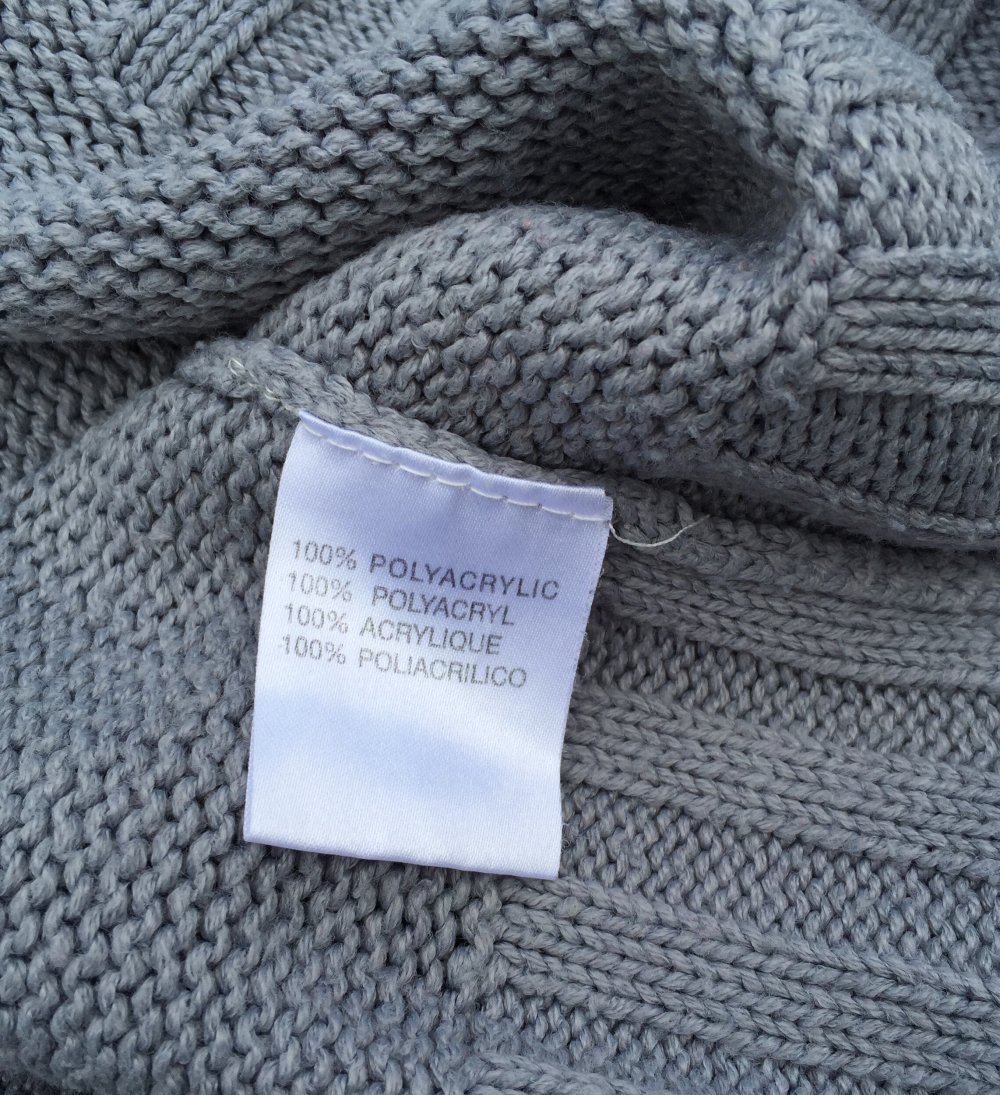 ROLLKRAGEN PULLOVER grau Gr. L