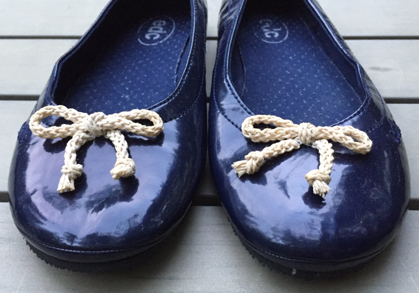 ESPRIT Lackballerinas BALLERINA maritim SAILOR Gr. 41