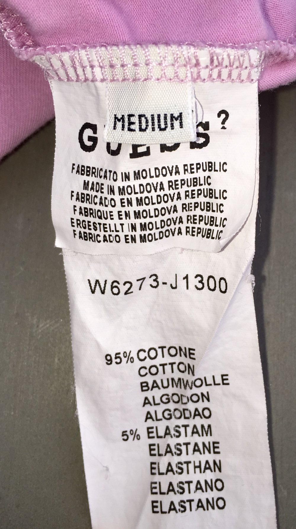 GUESS Shirt TOP rosa floral POPPY Gr. M / 36/38