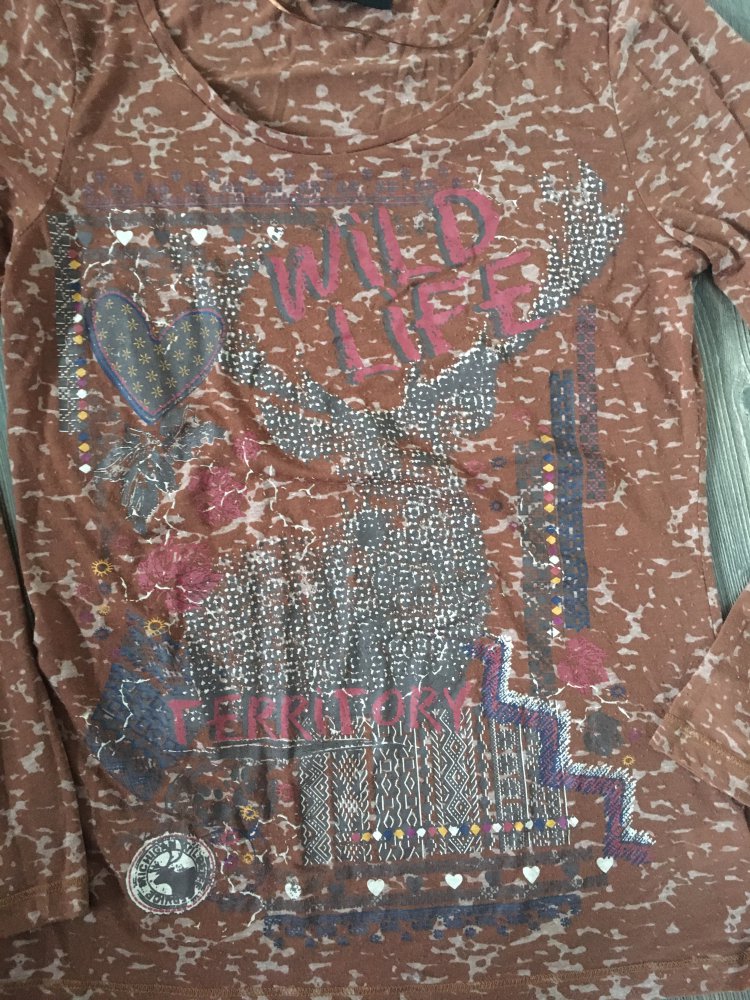 Shirt Oberteil top true Vintage Gina 38 