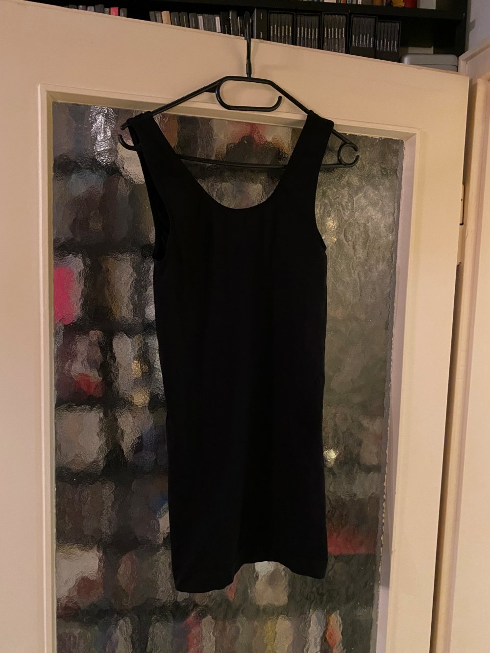 Achselshirt schwarz – Stretch - Größe M