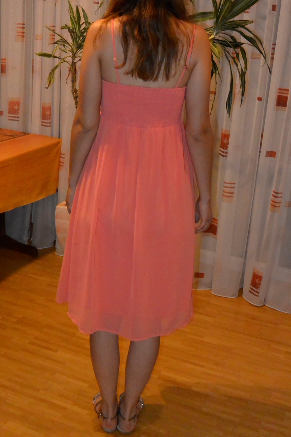 Festliches Kleid Hochzeit Abiball koralle Vero Moda