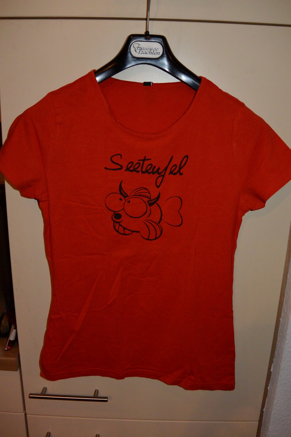 Rotes T-Shirt Seeteufel Rockabilly Punk Gothic