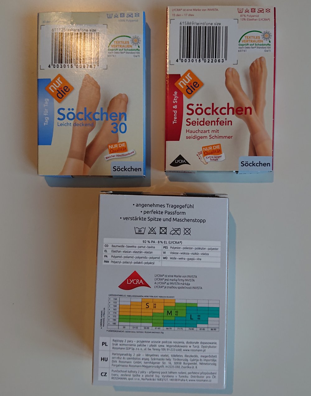 Strumpfhosen und Feinstrumpf Söckchen