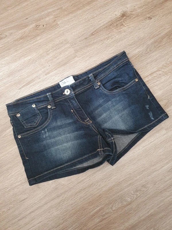 Kurze dunkelblaue Jeans Shorts Gr. 40