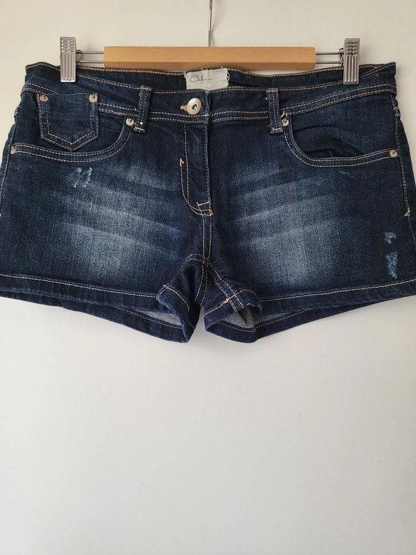 Kurze dunkelblaue Jeans Shorts Gr. 40