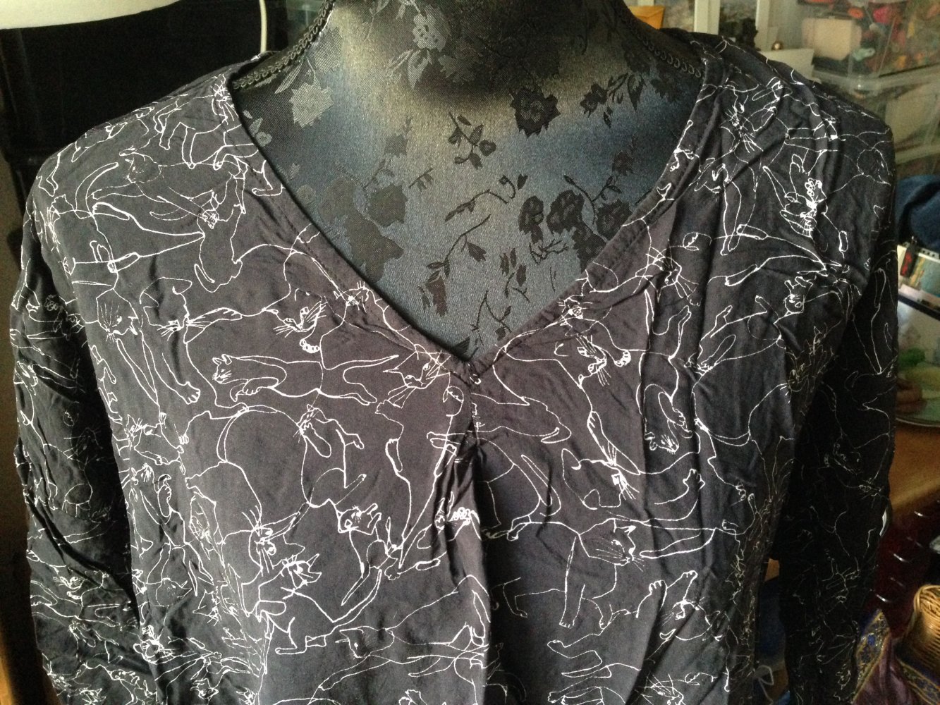 Katzen Bluse 