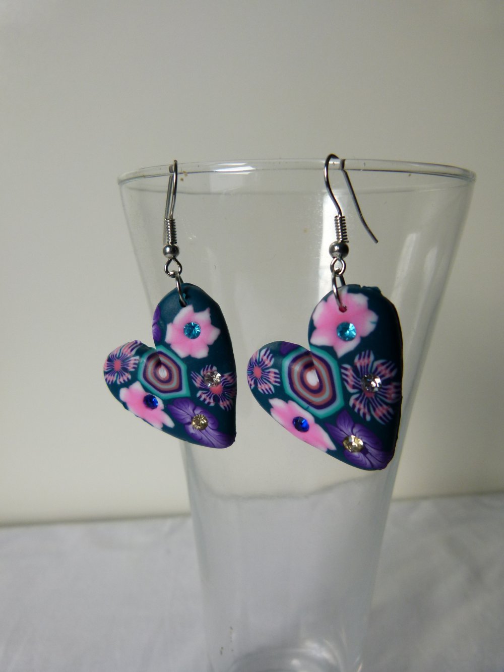 Retro Ohrringe Set, 5 Paar (10-teilig), bunt, ungetragen, Modeschmuck, Boho Funky Goa Festival
