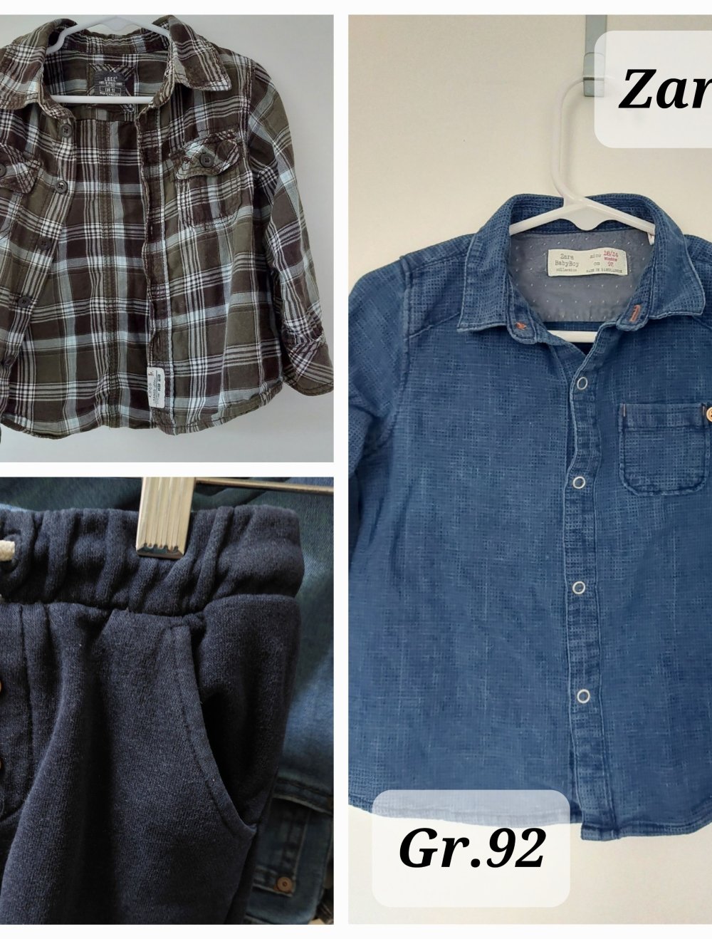 Paket 2 Hemden eine Hose