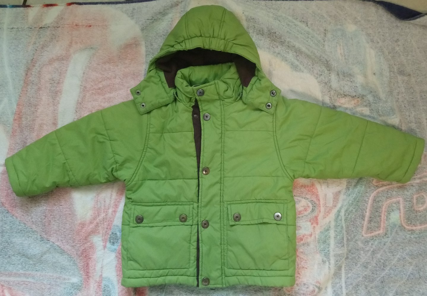 Winterjacke grün Kinderbutt 86/92