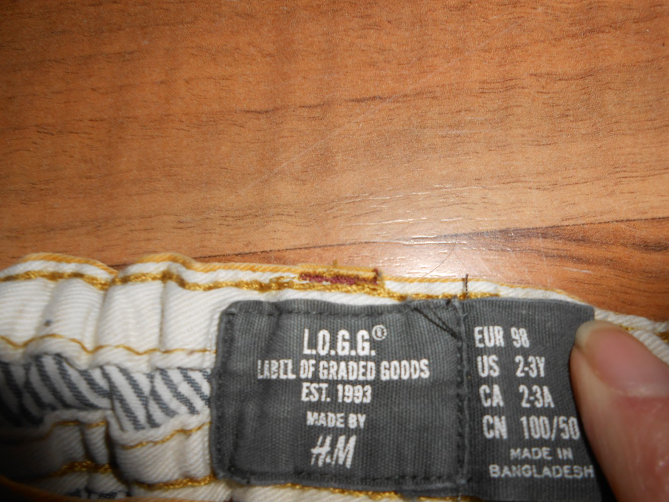 Hose sandfarben 98 H&M